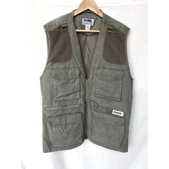 Domke PhoTOGS Mens Green Khaki and Mesh Photographers Vest size M - Picture 1 of 7
